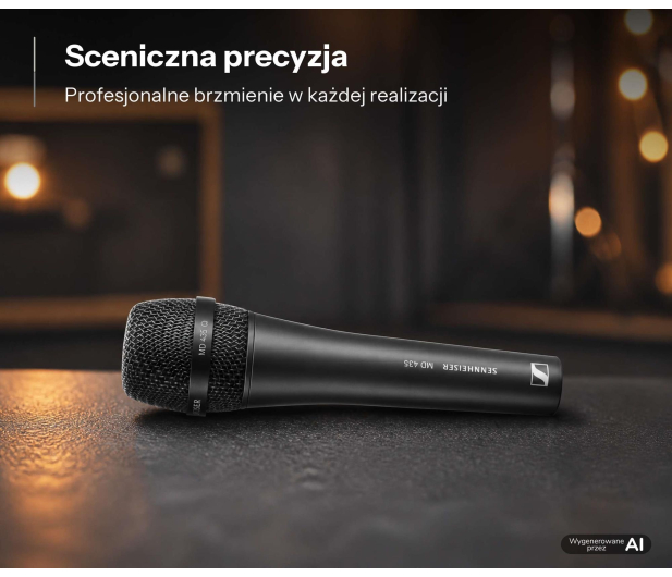 Sennheiser MD 435 - Mikrofon dynamiczny, kardioidalny - 1585705 - zdjęcie 3